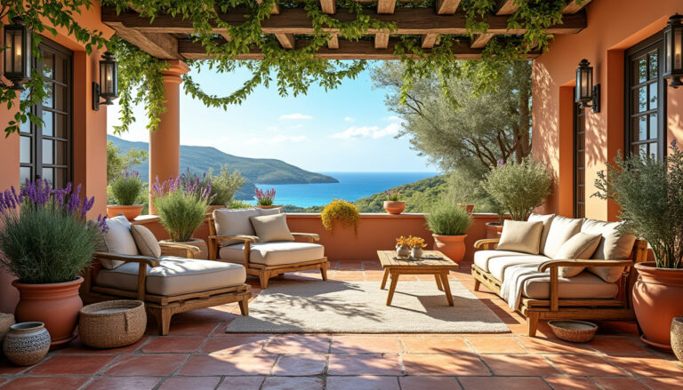 Aménager une terrasse ou un balcon esprit Sud