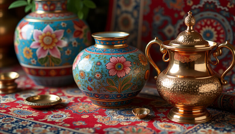 Artisanat oriental : céramique, tapis, cuivre — repérer la qualité