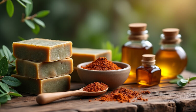 Cosmétiques traditionnels : savon d&rsquo;Alep, ghassoul, huiles