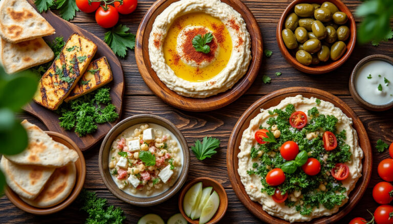 Mezze : composer une table d&rsquo;entrées équilibrée