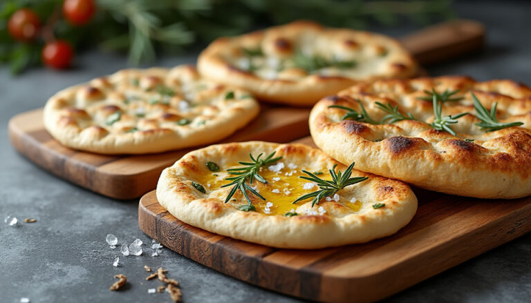 Pains plats : pita, manakish, focaccia — méthodes comparées