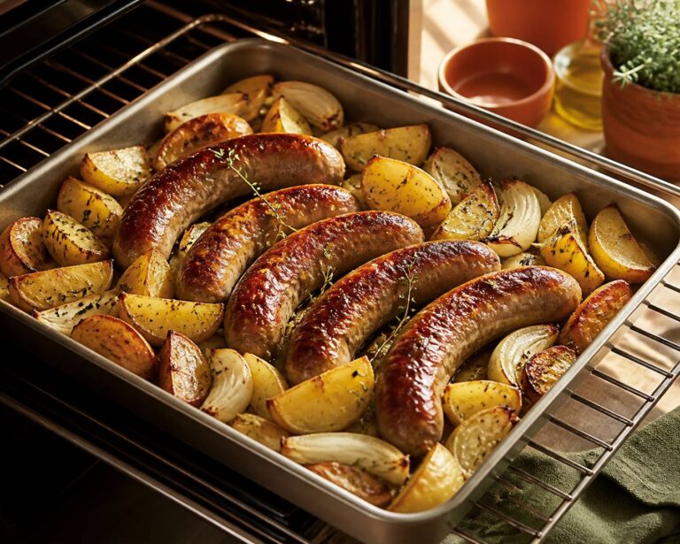 Le secret pour réussir une saucisse au four bien croustillante en un temps record !