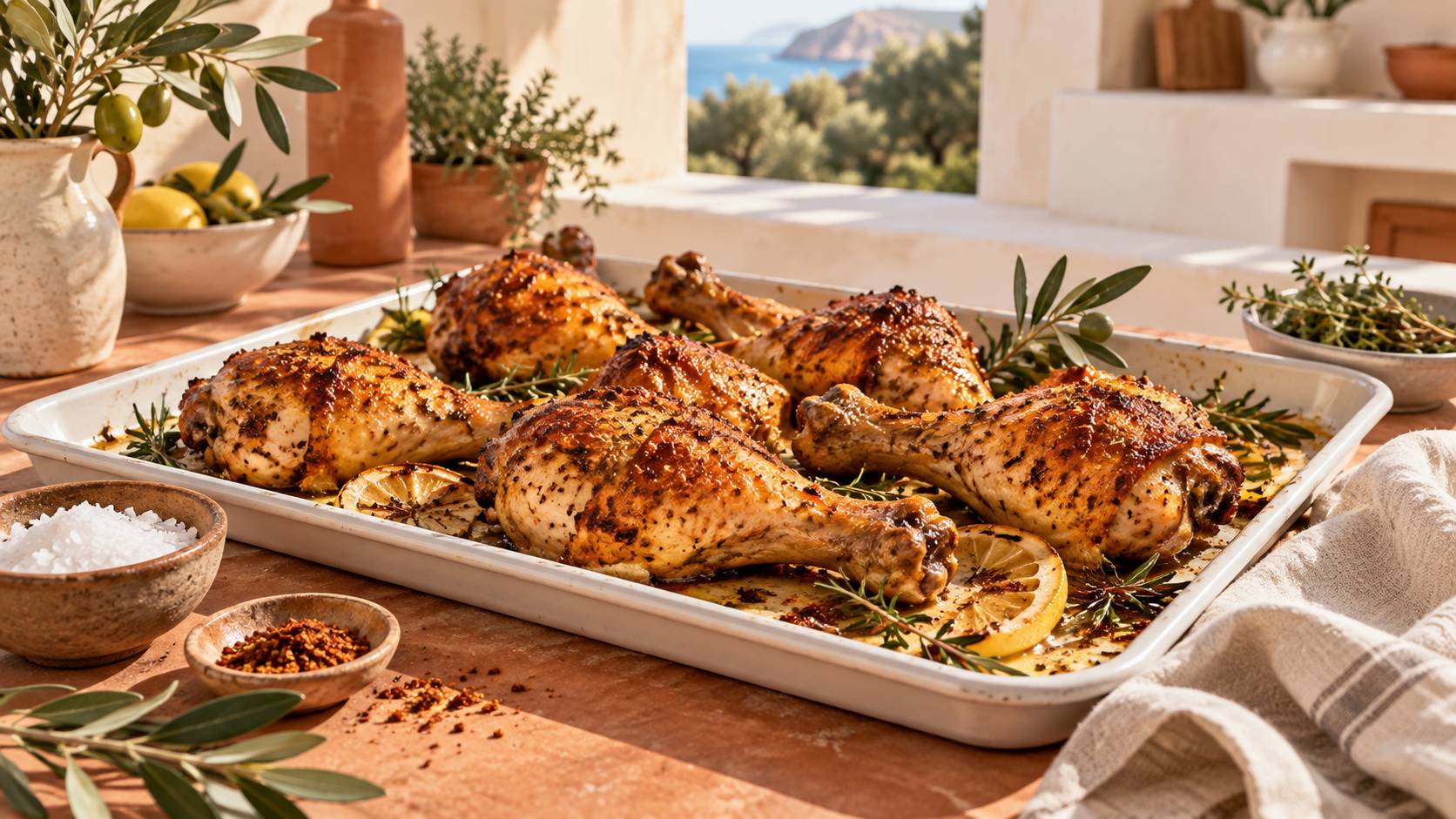 Illustration éditoriale du sujet : Le secret d'un pilon de poulet parfaitement croustillant : guide ultime pour une cuisson au four réussie