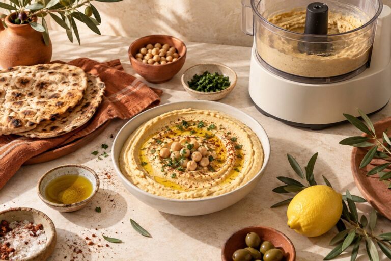 Houmous : la texture lisse, le vrai tour de main
